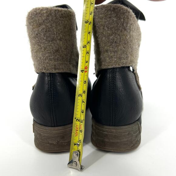 Rieker Womens Ankle Boot Black Euro Size 41 - Picture 4 of 8
